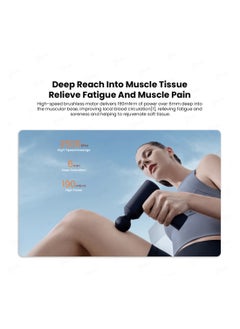Xiaomi Xiaomi Massage Device Mini Portable and Powerful Percussion Massager With Smart Pressure, 3 Massage Heads, Long Battery Life and Quiet Operations - Black  - Image 3