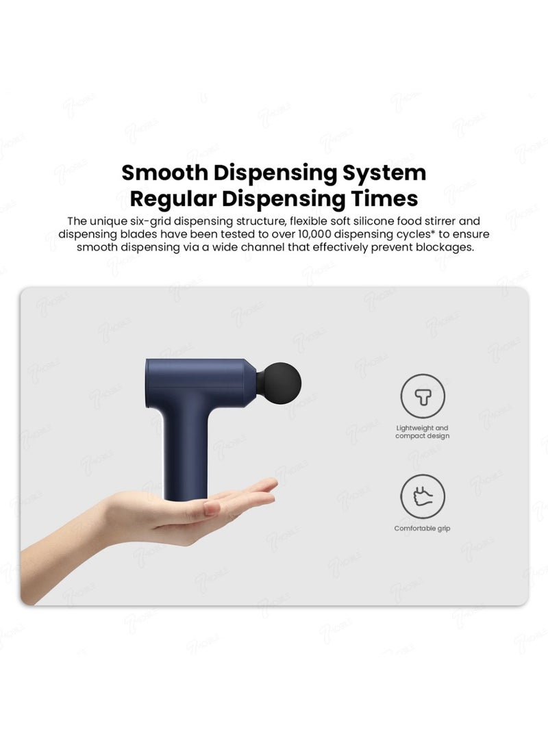 Xiaomi Massage Device Mini Portable and Powerful Percussion Massager With Smart Pressure, 3 Massage Heads, Long Battery Life and Quiet Operations - Black - Image 4