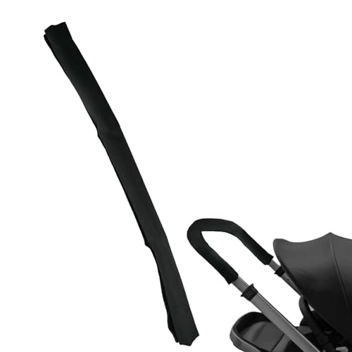 CaoXiong 264118118in Armrest Handle Cover Universal Handle Cover Handle Sleeve Replacement PushchairDust Proof Protector Sleeve Cover Accessory for Pushchair PramBlack - Image 1