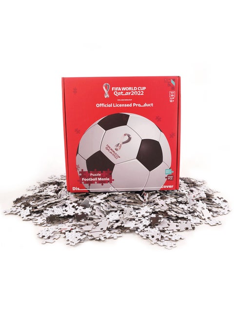 World Cup Qatar 2022 1000 Piece Square Official Themed Jigsaw Puzzle Frame Learning Educational Toys