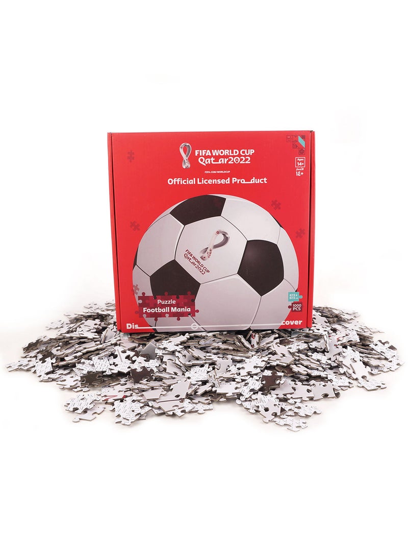 FIFA World Cup Qatar 2022 1000 Piece Square Official Themed Jigsaw Puzzle Frame Learning Educational Toys  - Image 1
