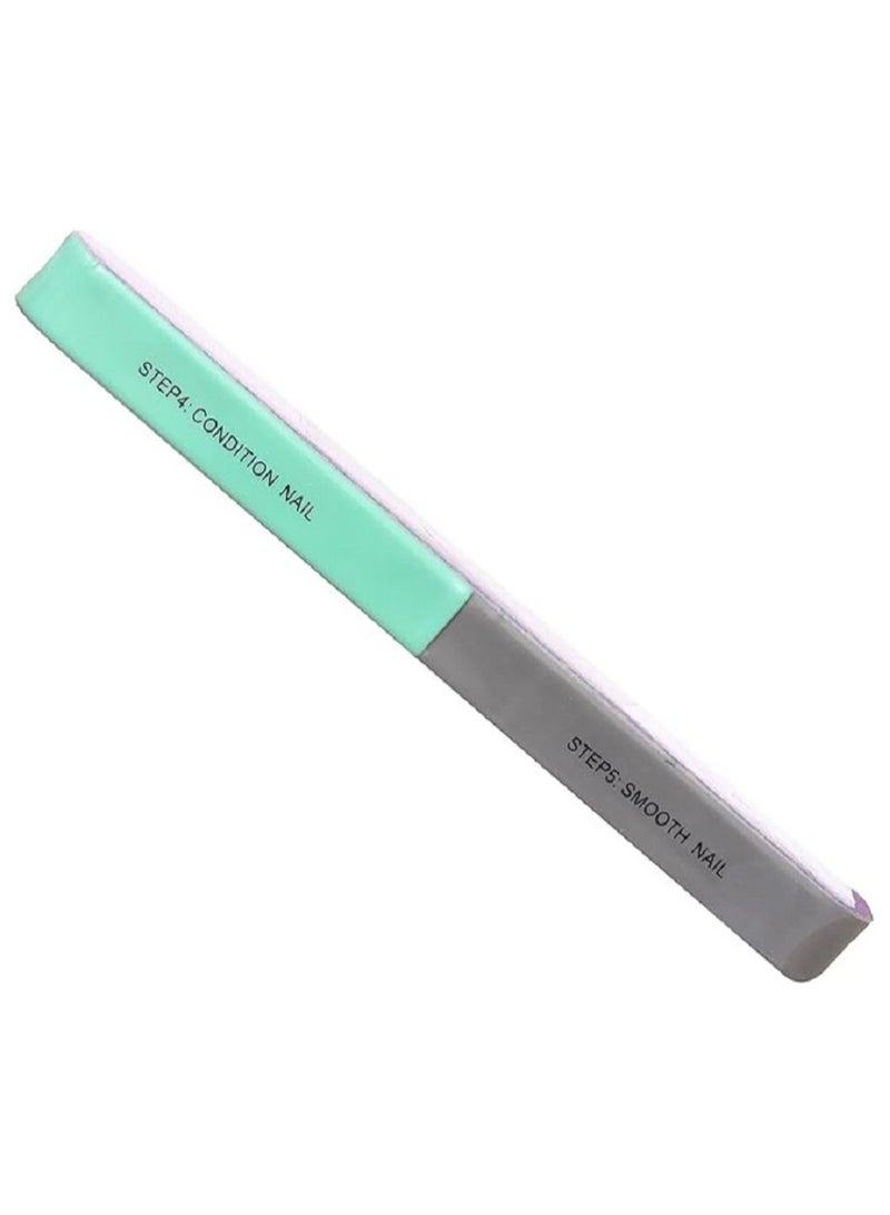 7-facet nail file - multi-colour - Image 2
