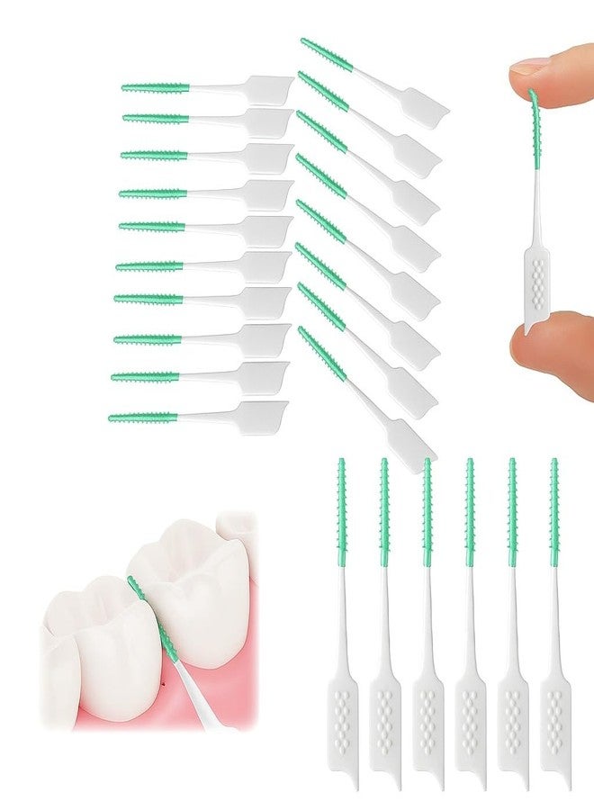 Feora9X FEORA Brace Interdental Brush Soft Dental Floss Picks Teeth Cleaning tool Interdental Brushes Dental Toothpick Brushes, Ideal for Braces Brush & Implants, Oral Care of Adults and Children - 40 pieces - Image 1