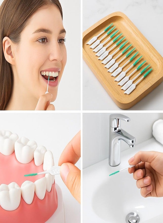 Feora9X FEORA Brace Interdental Brush Soft Dental Floss Picks Teeth Cleaning tool Interdental Brushes Dental Toothpick Brushes, Ideal for Braces Brush & Implants, Oral Care of Adults and Children - 40 pieces - Image 2