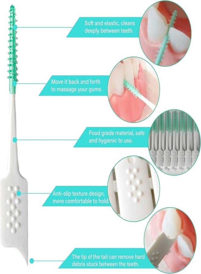 Feora9X FEORA Brace Interdental Brush Soft Dental Floss Picks Teeth Cleaning tool Interdental Brushes Dental Toothpick Brushes, Ideal for Braces Brush & Implants, Oral Care of Adults and Children - 40 pieces - Image 5