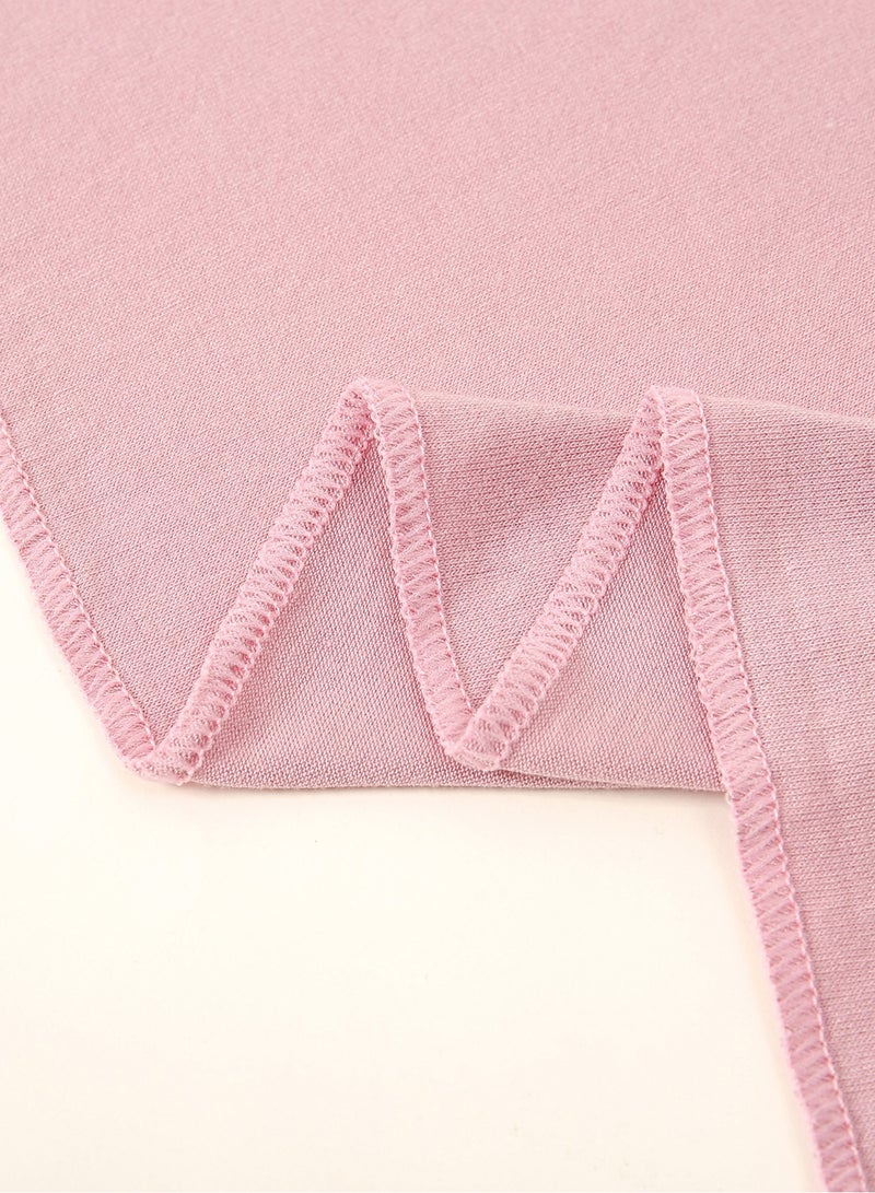 Solid Color Instant Hijab Woman Jersey Cotton Scarf Wrap Shawls Abaya Half-body Cover Hijab Lightweight Headscarf  - Image 5