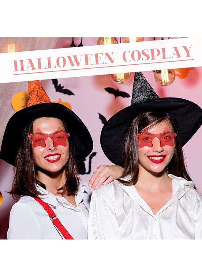 نظارات شمسية بدون إطار بشكل نجمة، شفافة بلون الحلوى، مناسبات الحفلات، 2 قطعة للنساء - Image 3