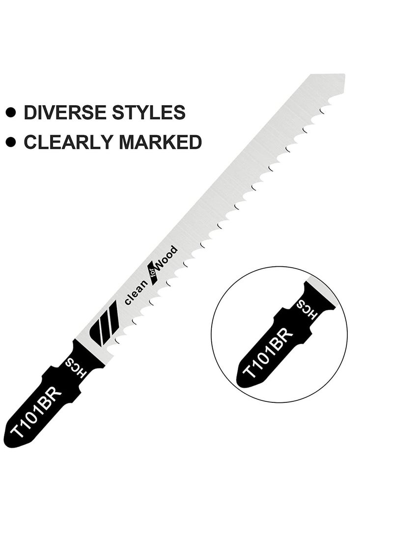 SYOSI 52 Piece Jigsaw Blade Set for Saw in Metal, Professional Blades Wood, Plastic and Metal (10 Models) - Image 3