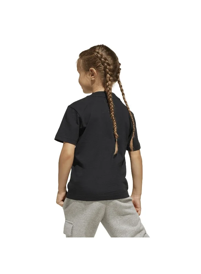 adidas تيشيرت تدريب Lk Bl Tee 160 أسود للأطفال 3-4 سنوات