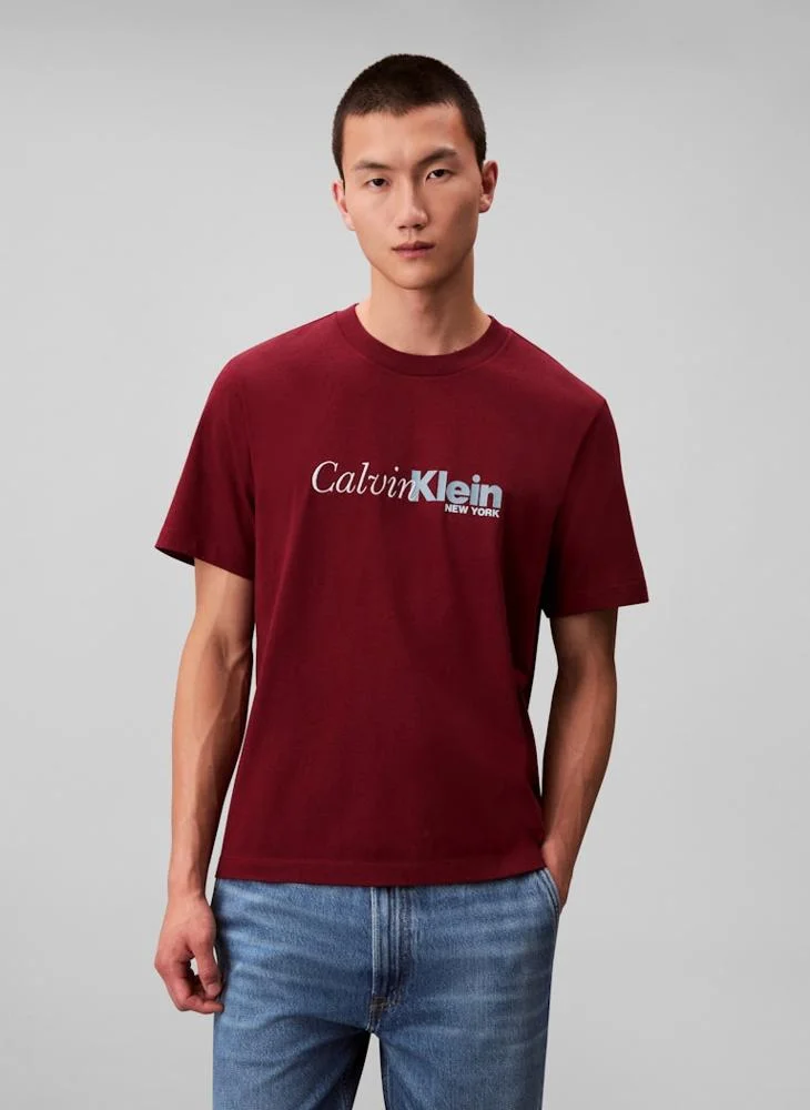 CALVIN KLEIN Logo Graphic Short Sleeve T-Shirt