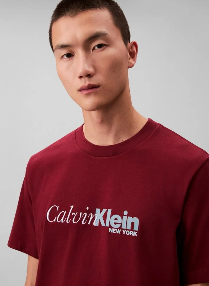 CALVIN KLEIN Logo Graphic Short Sleeve T-Shirt