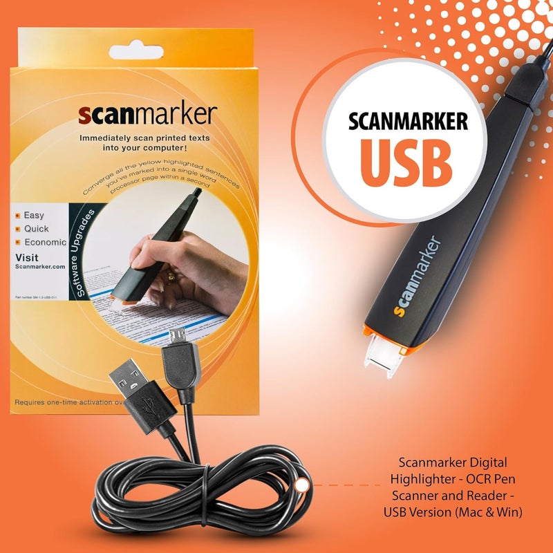 Scanmarker هايلايتر رقمي - قلم ماسح ضوئي وقارئ - إصدار USB (ماك ووين) - Image 5