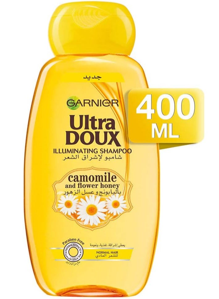Garnier Ultra Doux Camomille & Flower Honey ILLUMINATING  Shampoo 400 ML