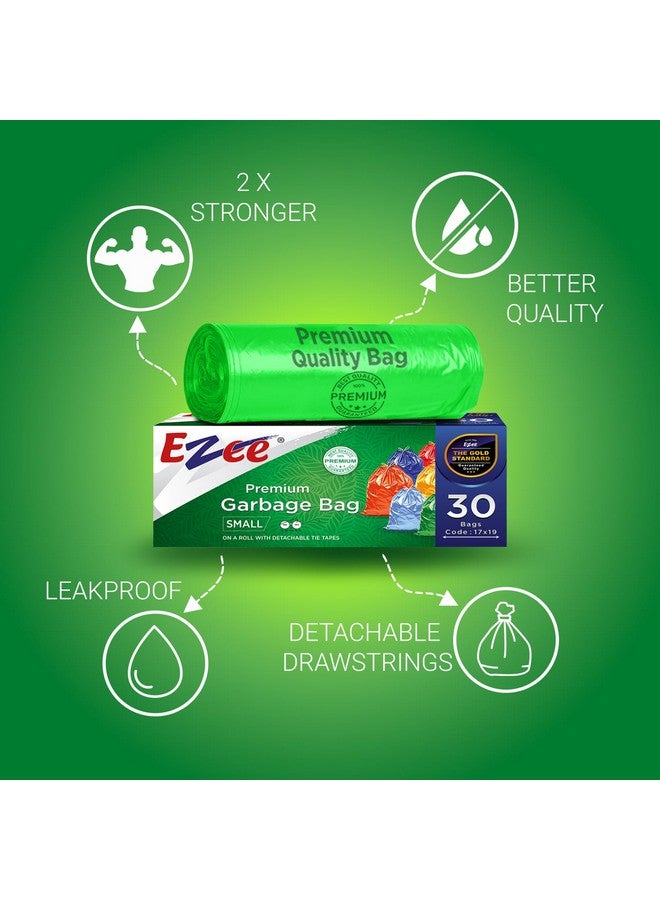 Ezee Live Life Ezee Way Ezee Premium Eco Friendly Medium Garbage Bags/Trash Bags/Dustbin Bags, 19 X 21 Inches Pack of 12  - Image 5