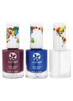 Suncoat Girl SuncoatGirl, Water-Based Nail Polish, Mermaid Princess, 4 Piece Kit  - Image 1