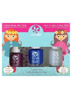 Suncoat Girl SuncoatGirl, Water-Based Nail Polish, Mermaid Princess, 4 Piece Kit  - Image 2
