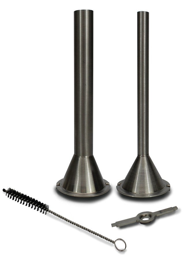 CHEF'S CHOICE Chef'sChoice Food Grinder Attachment Premium Metal Designed for KitchenAid Stand Mixers Includes Sausage Stuffing Kit, One Size, Silver - Image 5