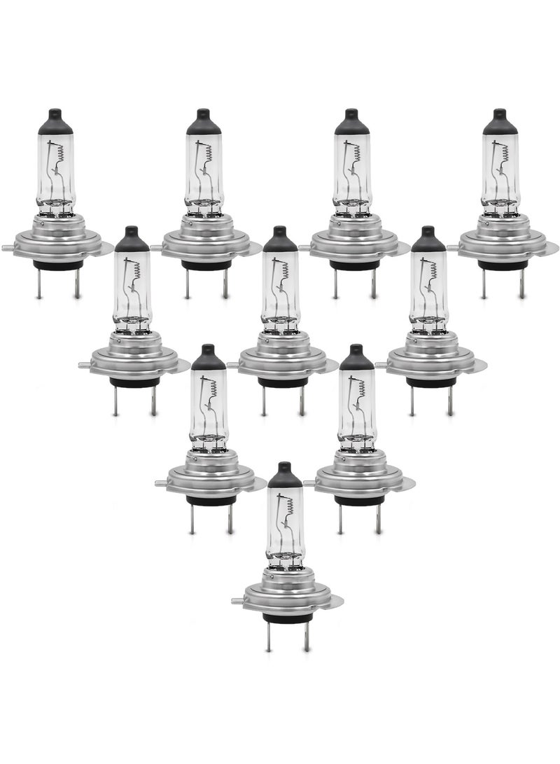 Loquat FEEMA H7 Halogen Headlight Bulbs 12V 55W Ultra Bright 5000K Filament Light Source with 1200lm Brightness and 1000hrs Lifespan 10PCS BL10768 - Image 1