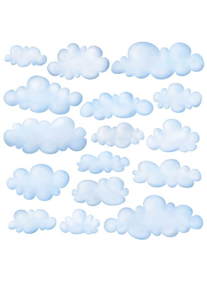 Decowall Ds91702 Clouds Kids Wall Stickers Wall Decals Peel And Stick Removable Wall Stickers For Kids Nursery Bedroom Living Room Décor - Image 2