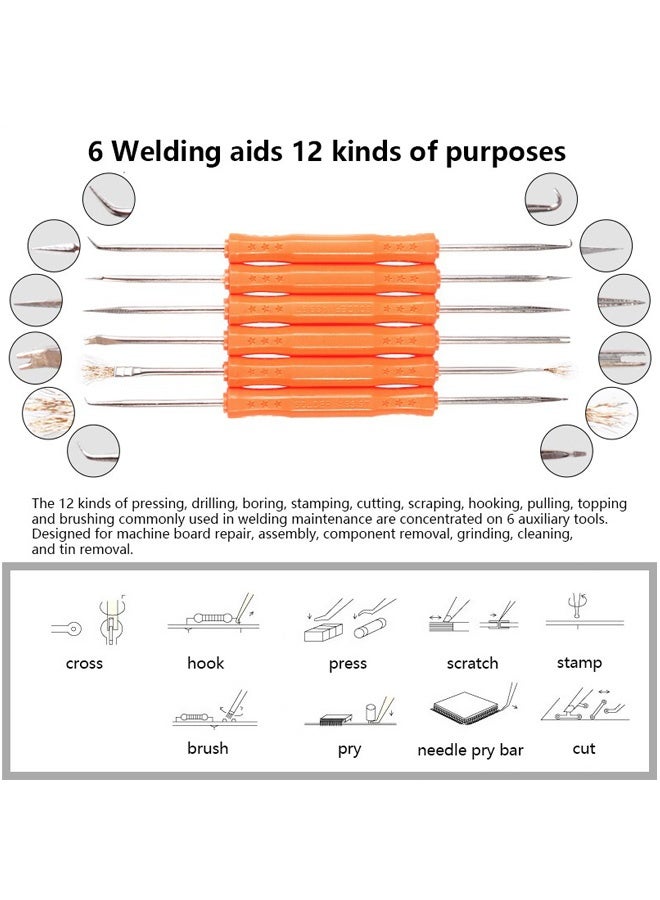 Professional Adjustable Temperature Soldering Iron Station Kit 220V for Wood Burning, Pyrography & Electronics Repair - Image 5