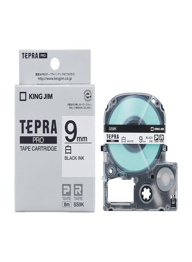 KING JIM TAPE CARTRIDGE SS9K (WHITE) FOR TEPRA PRO. - Image 1