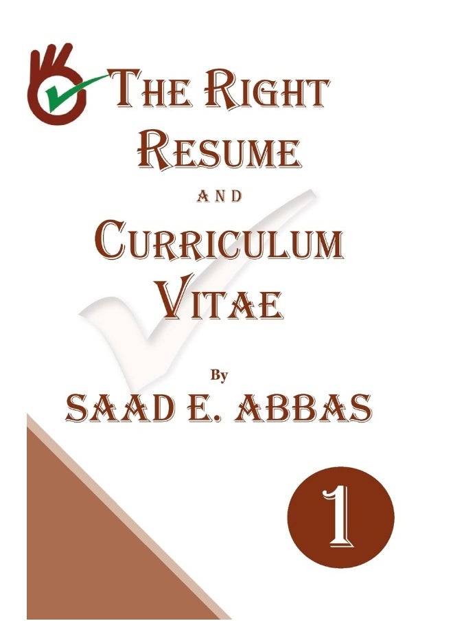 THE RIGHT RESUME AND CURRICULUM VITAE  - Image 1