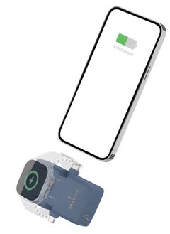 Smartix Smartix 3-in-1 Compact Power Bank 5000mAh | Fast Charging with Lightning & USB-C Connectors | Apple Watch Charging Support | Type-C Fast Cable Included | Foldable Stand | Portable & Travel-Friendly  - Image 3