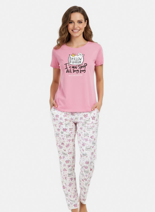 Carina Cookies Pillow Queen Print Pyjama Set - Image 1