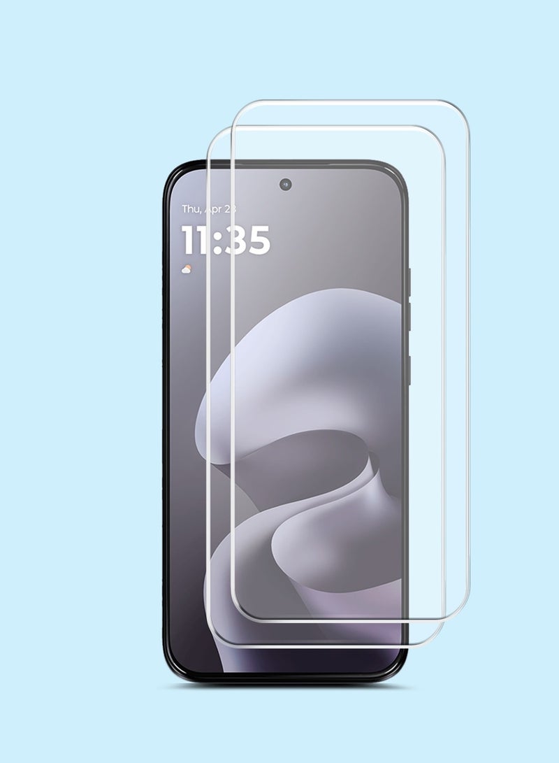 GMAX [2 PACK] Motorola Moto G67 5G / Moto G87 5G 2026 GMAX Premium Series Curved Edges 9H 2.5D Tempered Glass Screen Protector - Clear - Image 1