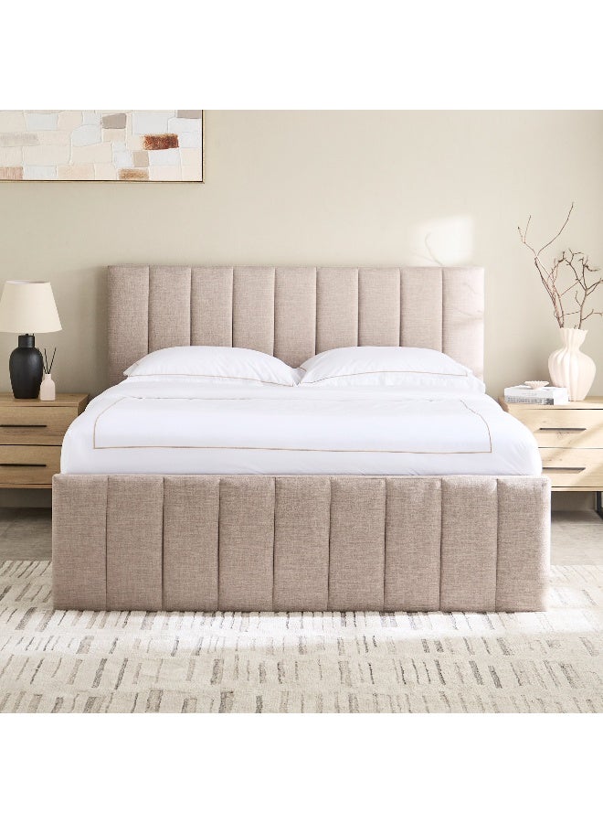 Home Box سرير كوبر برادلي المفروش بحجم كوين مع سرير سحب - 160x200 سم - Image 3