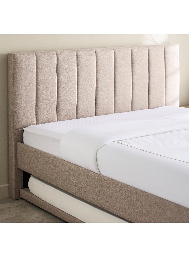 Home Box سرير كوبر برادلي المفروش بحجم كوين مع سرير سحب - 160x200 سم - Image 4