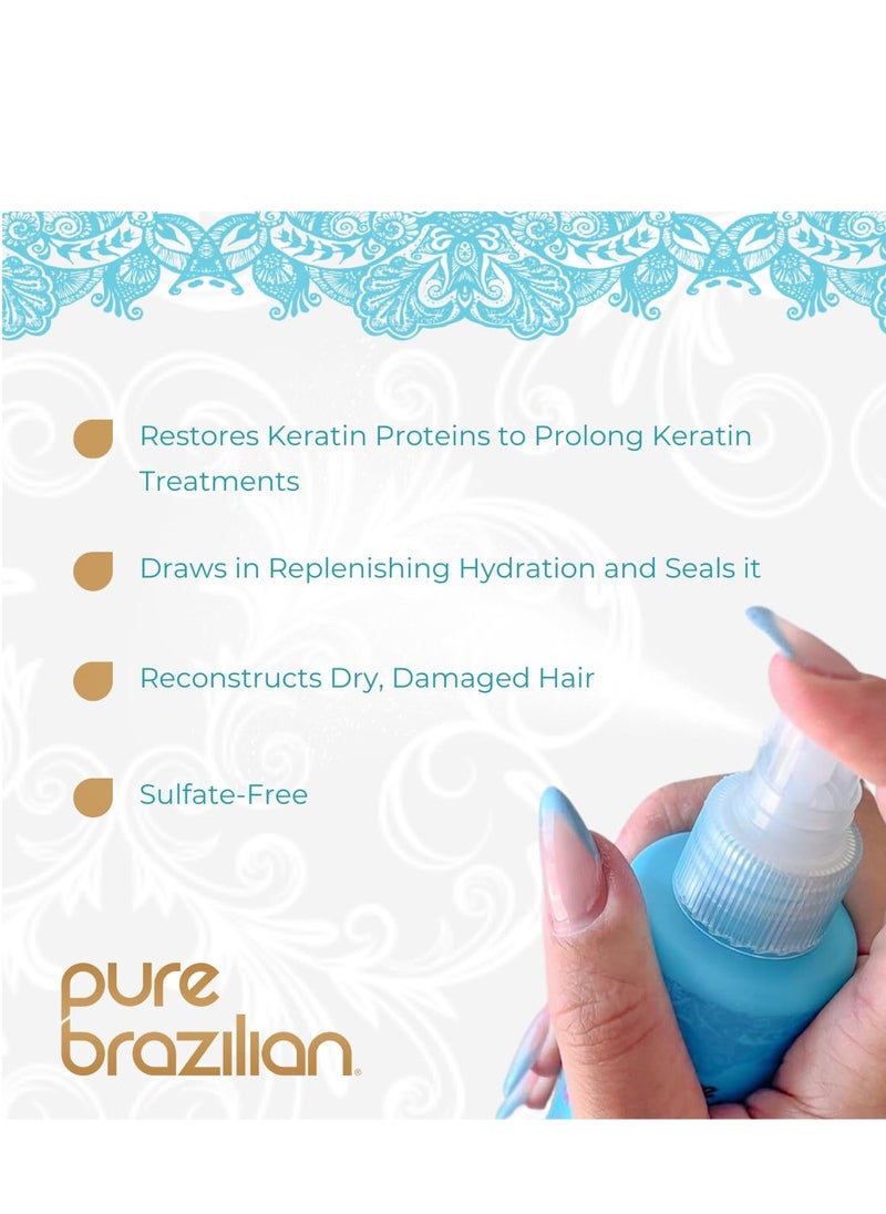 Pure Brazilian - Pure Brazilian Leave-In Conditioner, Nourishing Hair Treatment Enriched with Keratin to Fortify & Strengthen, 6.78 Ounce (200 Milliliter) - Image 1