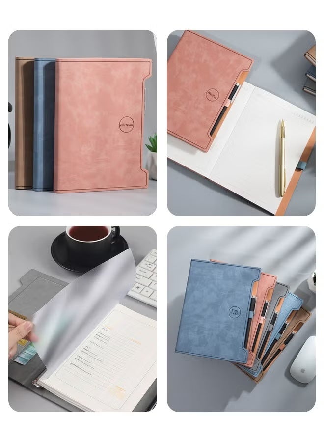 بداية مثالية 3 قطع من دفاتر الملاحظات ذات الغلاف الصلب، دفتر ملاحظات كلاسيكي مبطن مع قلم، دفتر يوميات A5، دفاتر ملاحظات، مجموعة من 3 دفاتر ملاحظات صغيرة، دفاتر ملاحظات، دفاتر كتابة ومذكرات - مبطنة بشكل فردي، 200 صفحة - Image 2