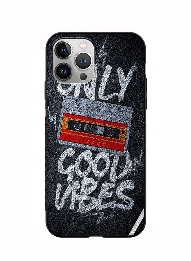 VR CREATIVE Protective Case Cover For Apple iPhone 11 Pro Max Only Good Vibes Design Multicolour - Image 1