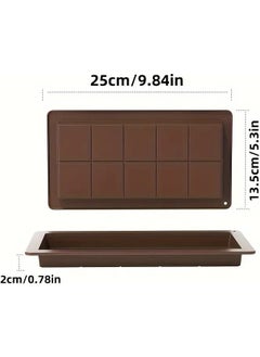 Oliva Nero Dubai Chocolate Mold Silicone Chocolate Mold - 2 Pieces Large  - Image 2