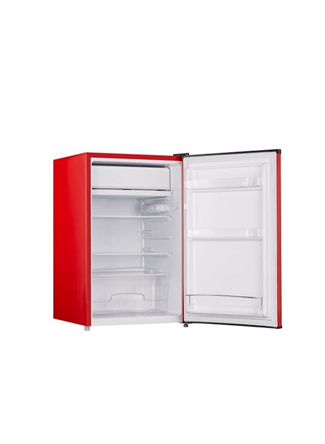 HOOVER 160L Single Door Compact Refrigerator with Freezer Compartment - Mechanical Control, Adjustable Thermostat,1 Removable Shelf, Defrost Feature, 1 Year Warranty, Red- HSD-K160-R 160 L HSD-K160-R Red - Image 3