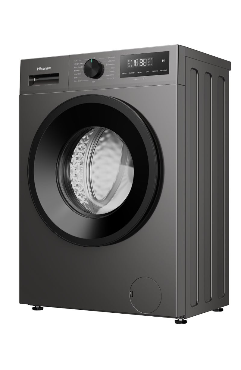 هايسنس Hisense  7 KG Automatic Washing Machine, Inverter Tech, Energy Saving, Titanium Grey 7 kg WF1I7022BT6 Titanium Grey - Image 5