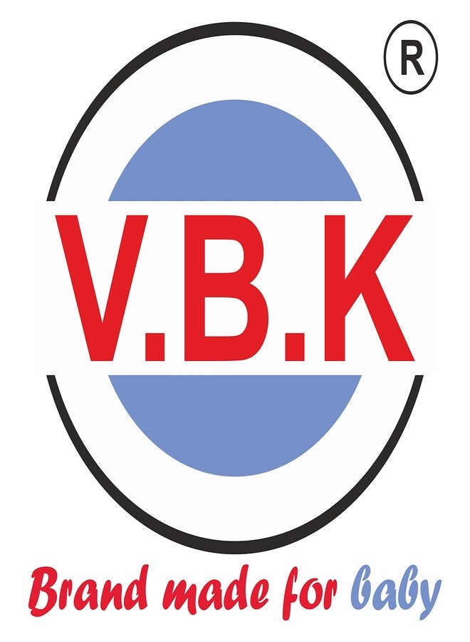V.B.K حفاضات VBK® للأطفال الرضع (الأولاد والبنات) (حفاضات قماشية)، عبوة من 12 قطعة، نسيج جوارب عضوي نقي ناعم، متعدد الألوان (12-18 شهرًا) - Image 4