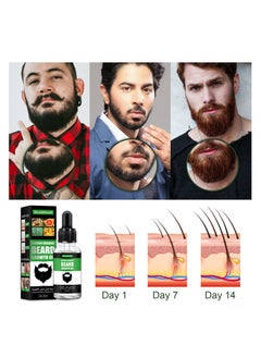 West&Month Beard Growth Oil, For Beard More Full And Thick, Beard Growth Serum Of Plant Extraction, Pure Natural Promote Beard And Hair Growth 30ml  - Image 5