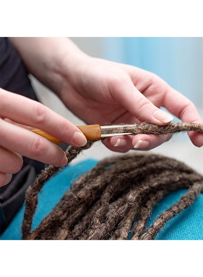 5 Pieces Dreadlocks Crochet Hook Tool, Crochet Needles Includes 3 Pieces Dreadlocks Crochet 1 Hook 2 Hooks 3 Hooks For Hair Dreads Braid Craft Weaving 2 Pieces Hair Locking Tool