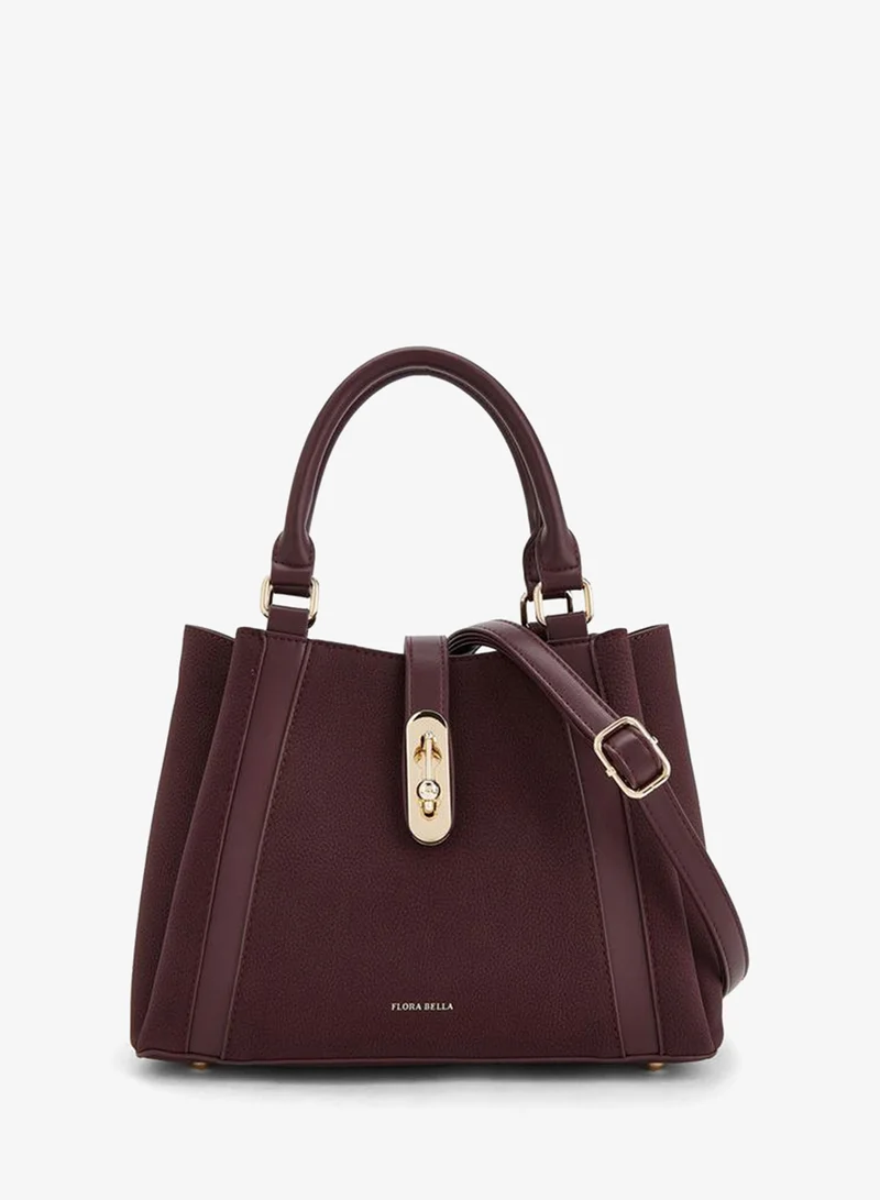 Solid Tote Bag With Adjustable Strap