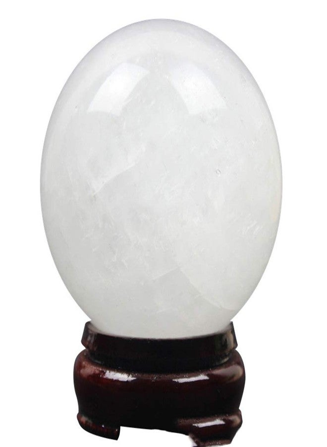 FengShuiGe 1.6" Natural Quartz Crystal Healing Ball - Wind Crystal Ball for Lucky Wealth Protect The House (White) - Image 2