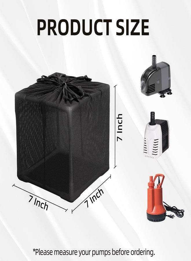 Fineday Pond Filter, Anti-Clogging Outdoor Mesh Water Pump Cover Barrier Bag Box Basket (7 inch) - Image 4