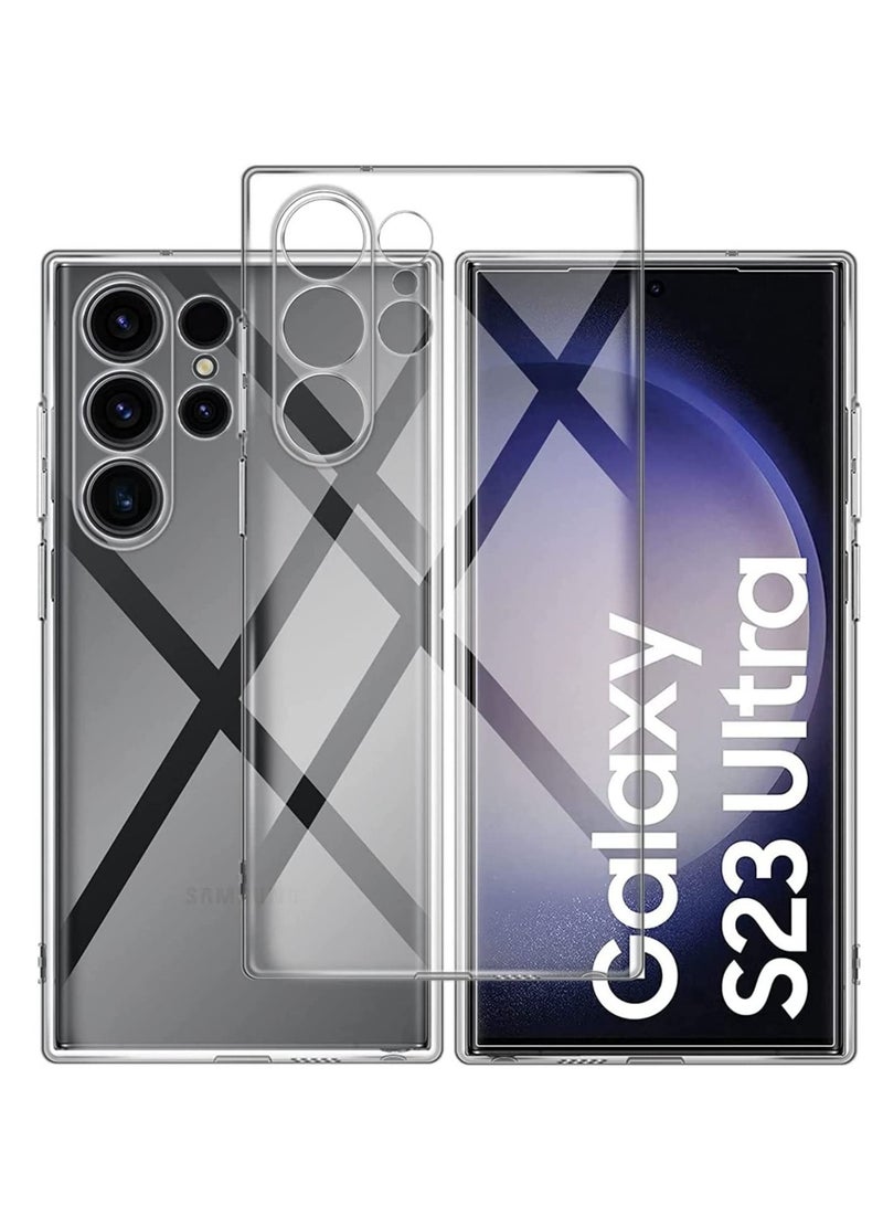 MOCOM S23 Ultra Transparent Clear Case Cover - Image 1