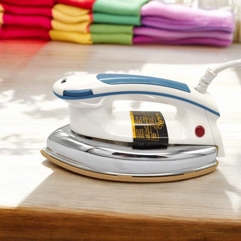 Nissan Home Appliances New Plancha Heavy Weight Electric Iron With Non Stick Sole Plate 1000 W Dry Iron  - Image 2