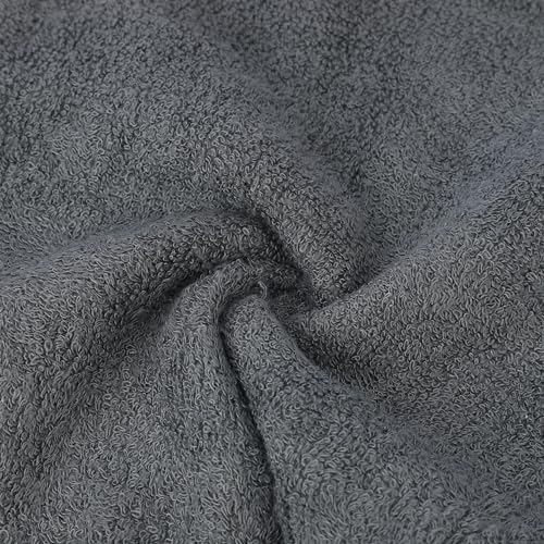 Mush Bamboo Hair Towel Wrap | Absorbent Towel Hair-Drying | Hair Care Combo | Super Quick-Drying| Adjustable Buttons to Wrap Around Hair 500 GSM (Dark Grey) - Image 5