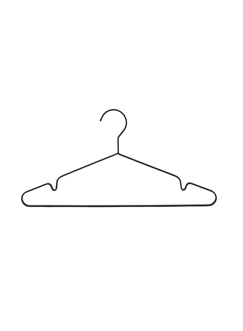 Pan Home Ely 3-piece Metal Hanger 42x21x0.8cm - Matt Black