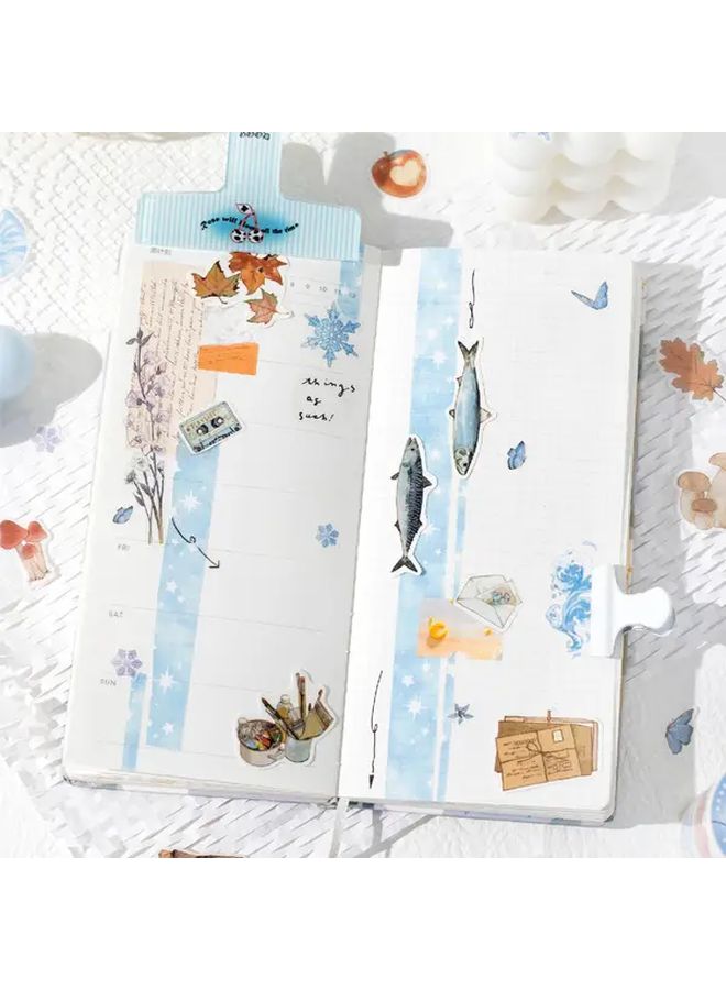 Like Flowers In The Wild Scrapbook Paper Roll Anime Manga DIY Matte Sparkling PET Film Sheets - Image 5