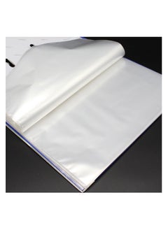 Generic 100 packs of A4 perforated bags - transparent paper protective binders, pocket paper document letter paper protective covers, binders, transparent document pocket folder covers  - Image 4