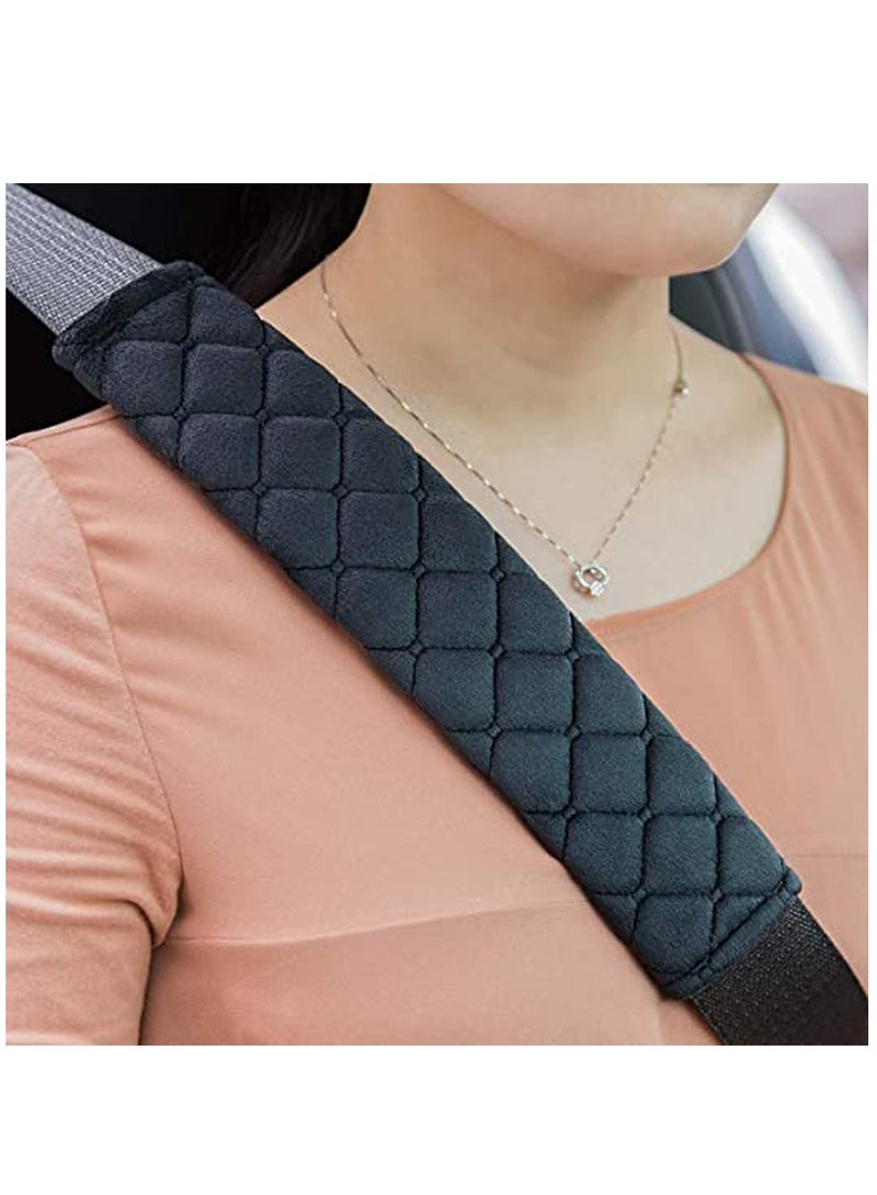 KASTWAVE Car Seat Belt Comfort Harness Pad 2 Pack, Car SeatBelt Pads Cover Safety Belt Strap Shoulder Pad for Adults and Children - Image 5